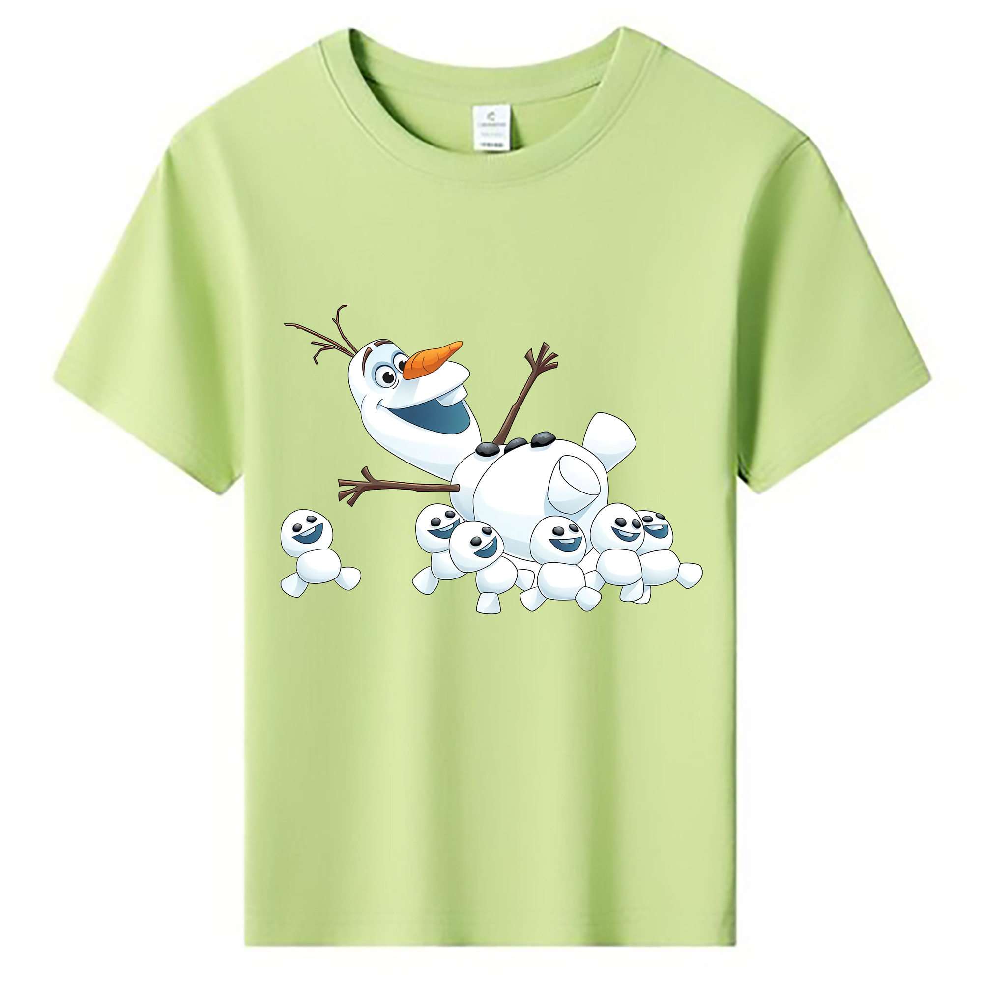 （画像用） アナと雪の女王 アンナ エルサ Frozen Anna Elsa 綿100％キッズTシャツ（フロントプリント）
